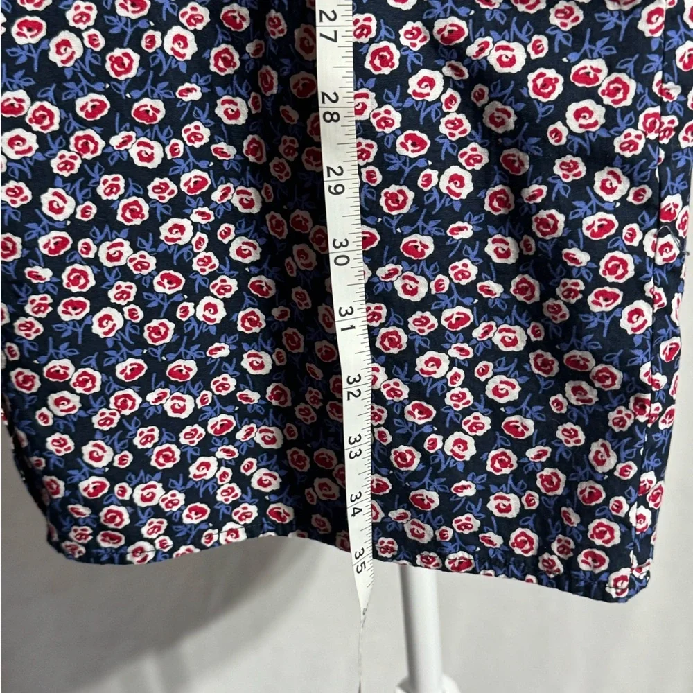 Tommy Hilfiger Sheath Belted Button Down Midi Dress Sleeveless Collar Size 10 - Picture 8 of 8